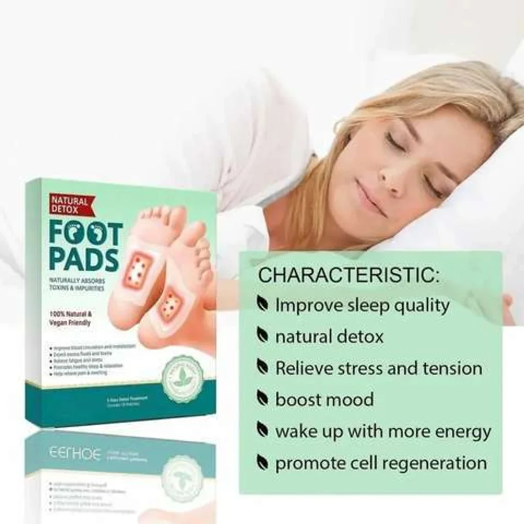 KIRJA Foot Pad For Rapid Weight Loss in 7 Days For Men & Woman Plaster & Patch (2 x 10 Patches)